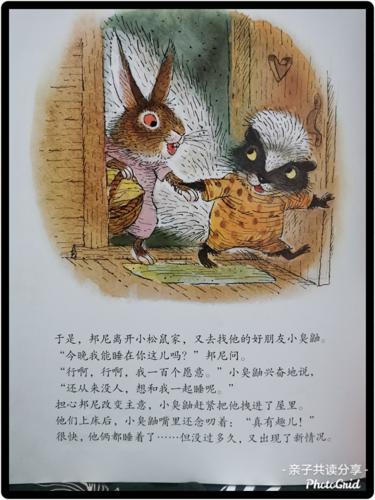 《睡不着觉的小兔子》内页
